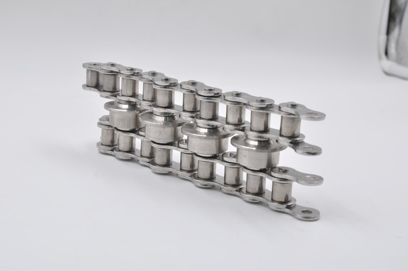 侧置，顶置滚轮链条