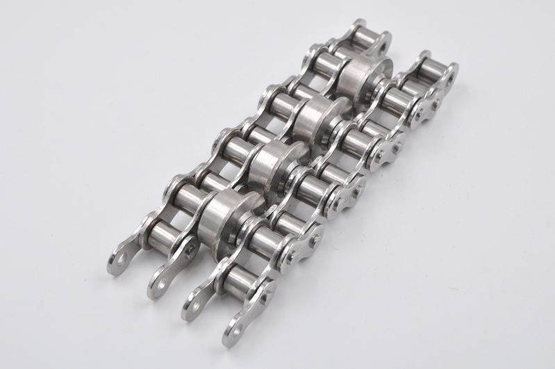 侧置，顶置滚轮链条