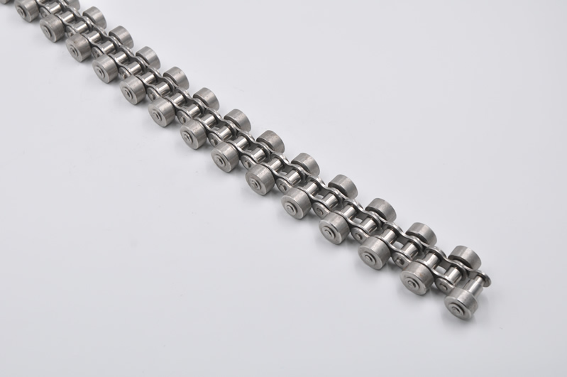 侧置，顶置滚轮链条