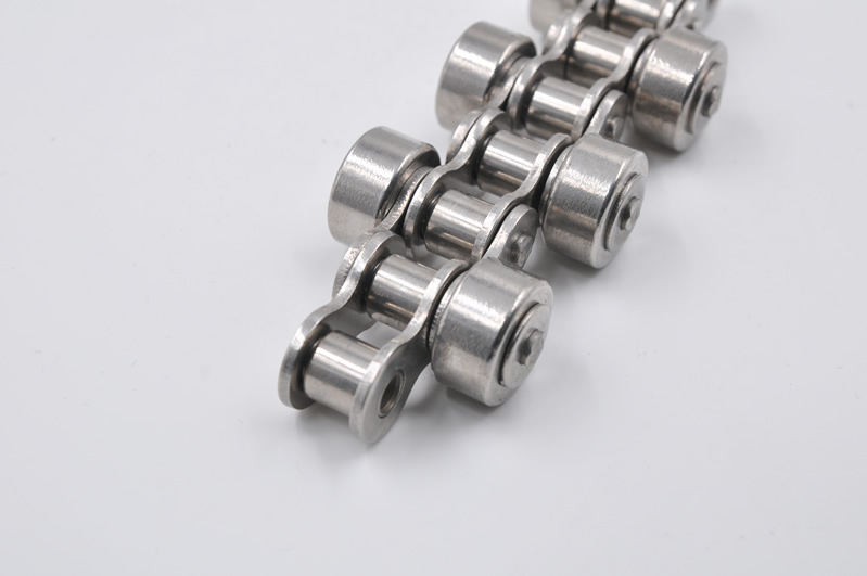 侧置，顶置滚轮链条